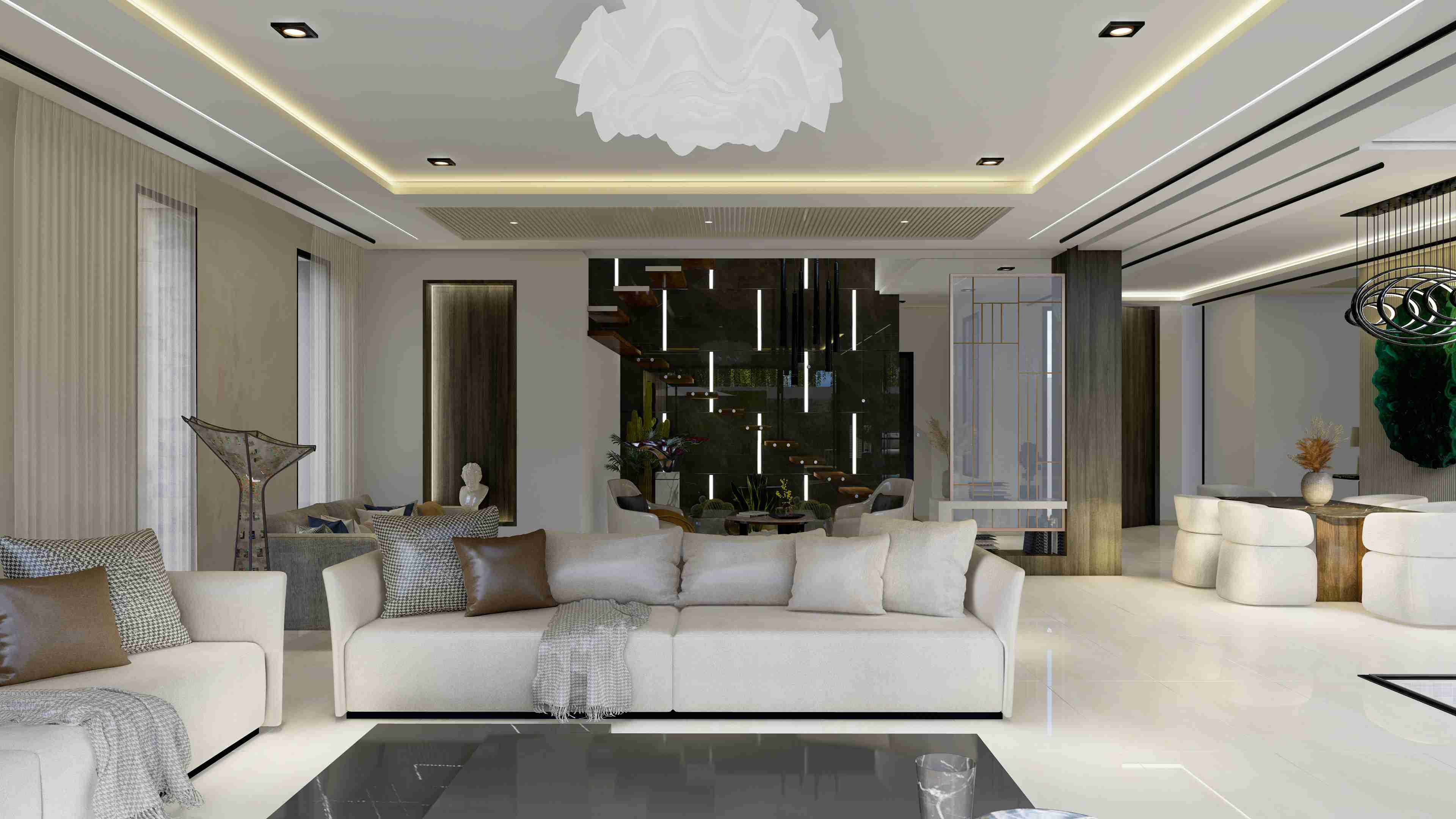 DECORATION VILLA A RIADH AL ANDALOUS